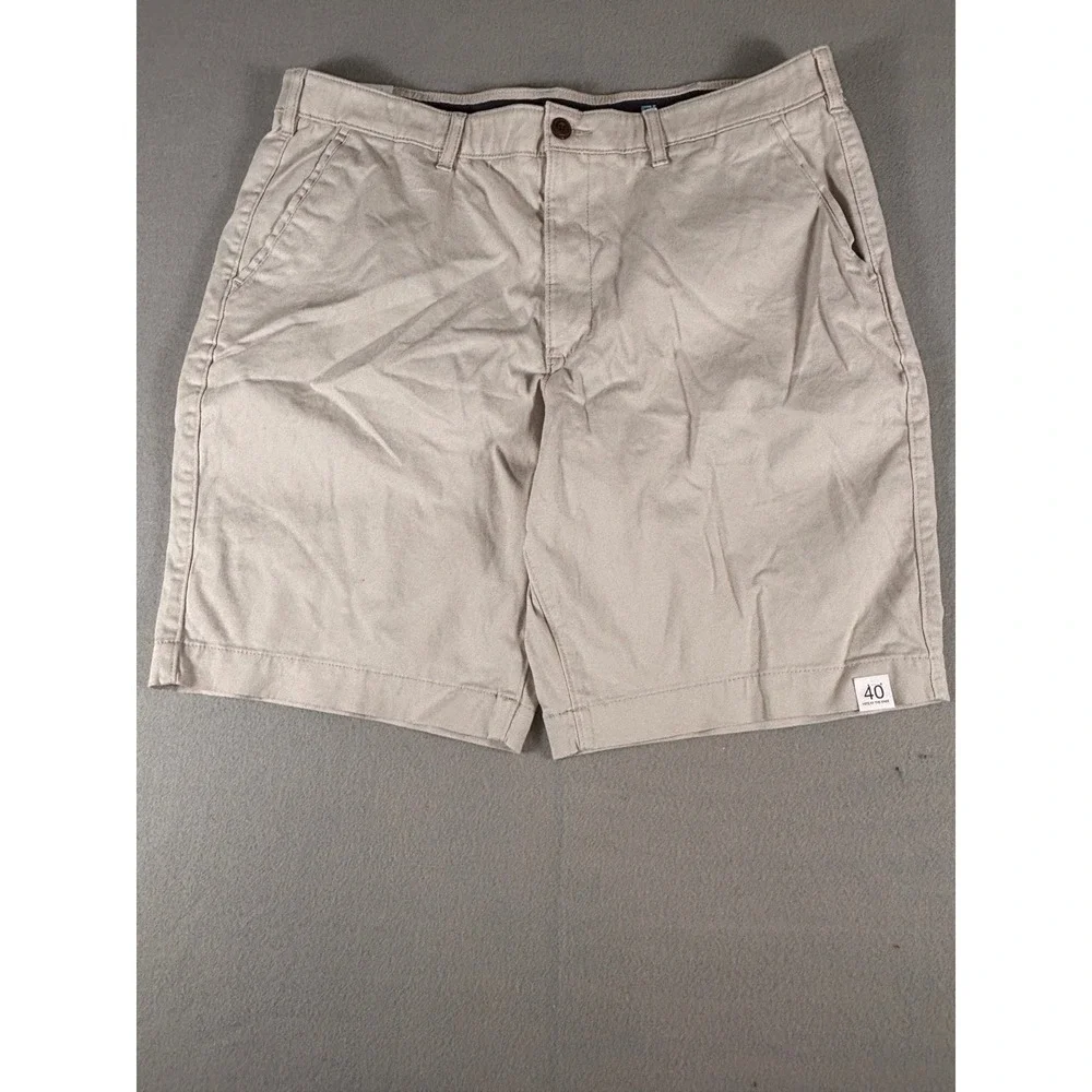 Sonoma Goods For Life Mens Chino Shorts 40 Tan Khaki Flexwear Stretch Cotton New